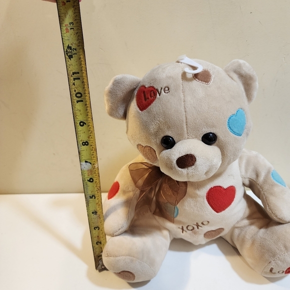 Dream XOXO Love heart teddy Bear plush 11" high - Picture 5 of 8